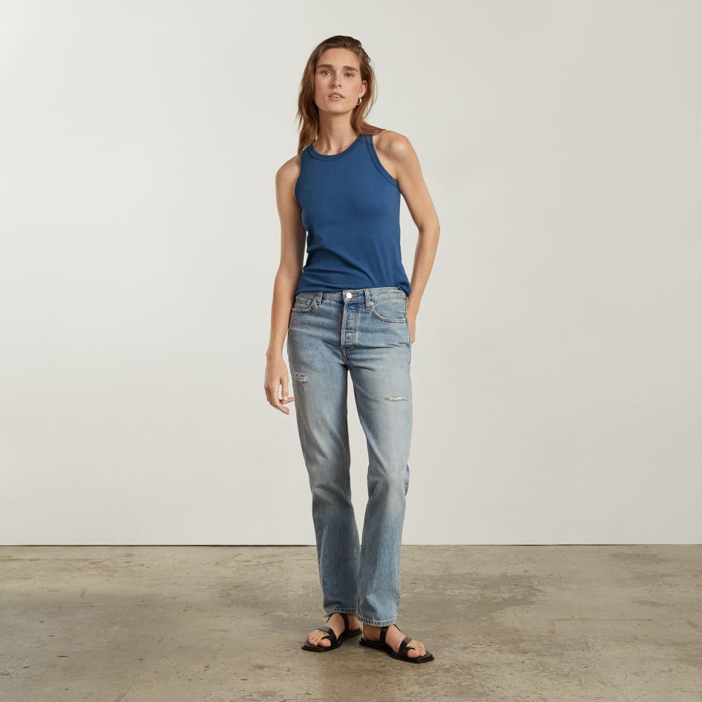 The Tank in Essential Cotton | Deep Blue