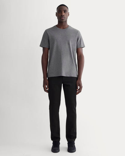 The Essential Organic Crew | Heathered Charcoal
