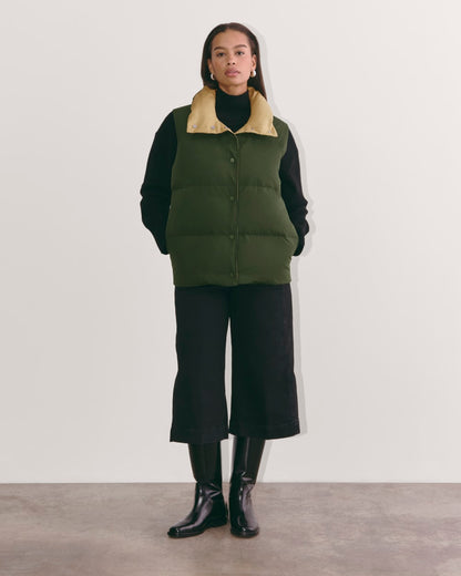 The Puffer Vest | Dark Forest