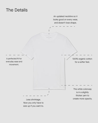 The Essential Organic Crew |  Heathered Grey