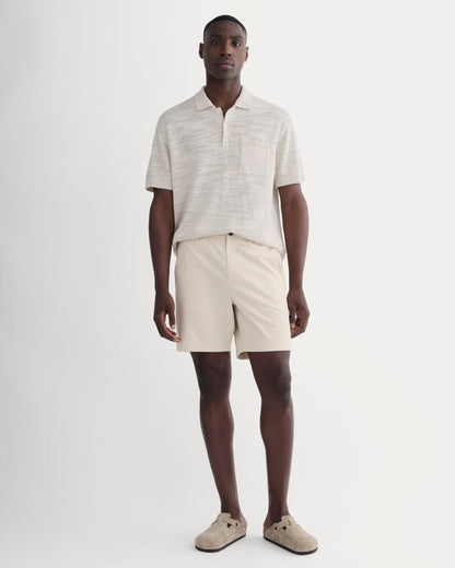 The Cotton Linen Polo | Birch