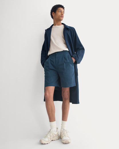 Pleated Easy Short | Midnight Navy
