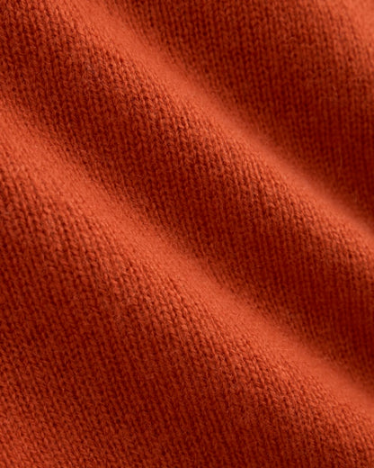 The Boxy Crew in Cashmere | Rust