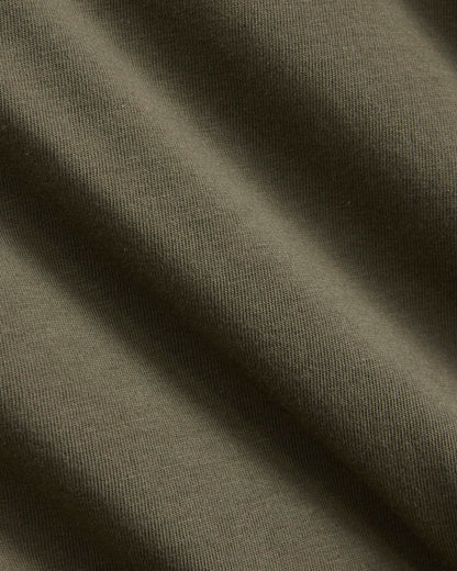 The Slim Crew in Essential Cotton | Olive Night