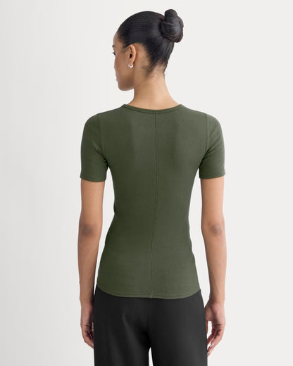 The Luxe Rib Crew | Dark Forest
