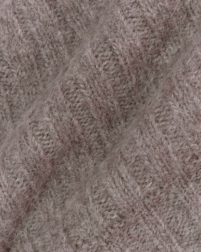 The Alpaca Beanie | Taupe Melange