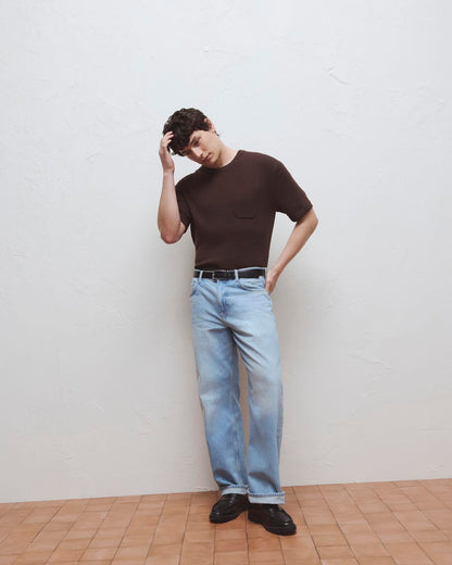 Relaxed Italian Selvedge Jean | Light Indigo