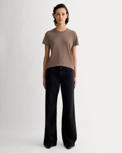 The Slim Crew in Essential Cotton | Clay