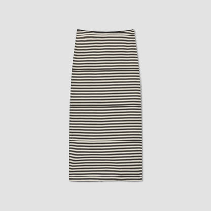 The Dream Maxi Skirt | Parchment / Black