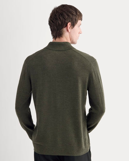 Ultrasoft Button-Down Sweater | Heather Beech
