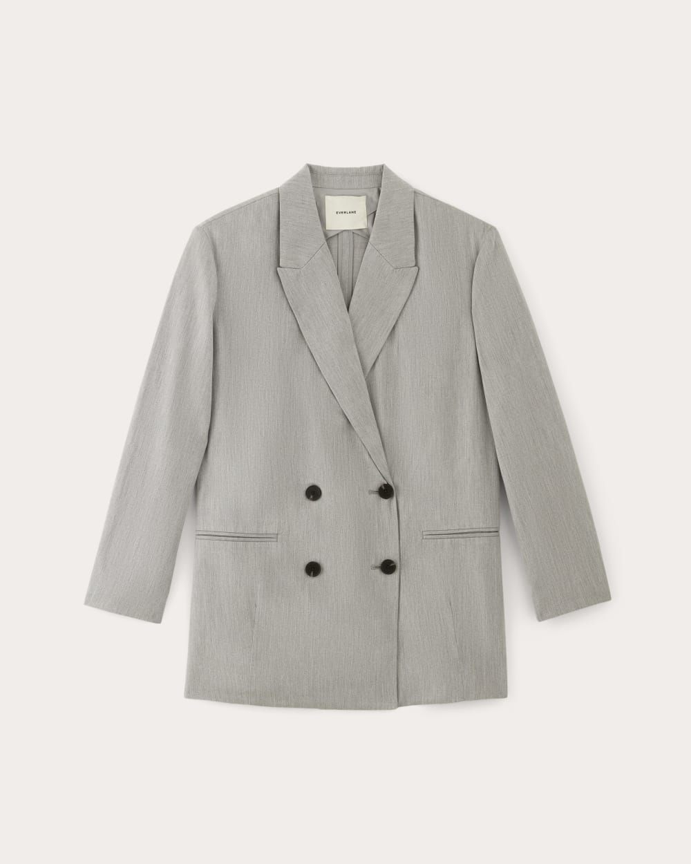 The Double-Breasted Blazer in Buttersmooth | Heather Steel