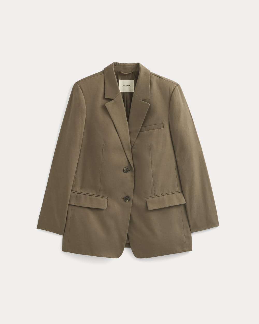 The Oversized Blazer in Buttersmooth | Deep Taupe