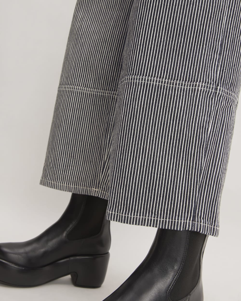 The Way-High® Gardener Cropped Jean | Hickory Stripe