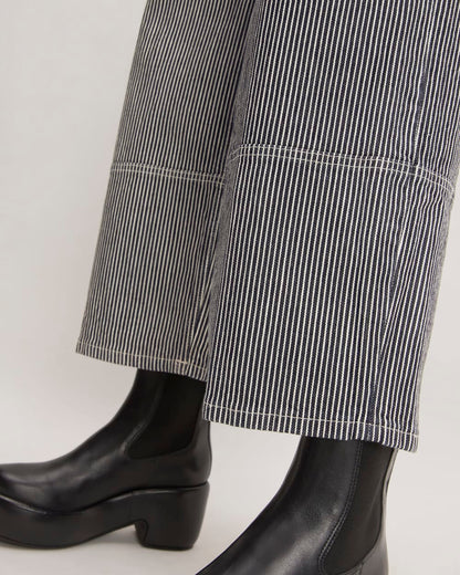 The Way-High® Gardener Cropped Jean | Hickory Stripe