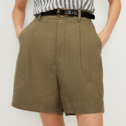 The Linen Way-High® Drape Short | Kalamata