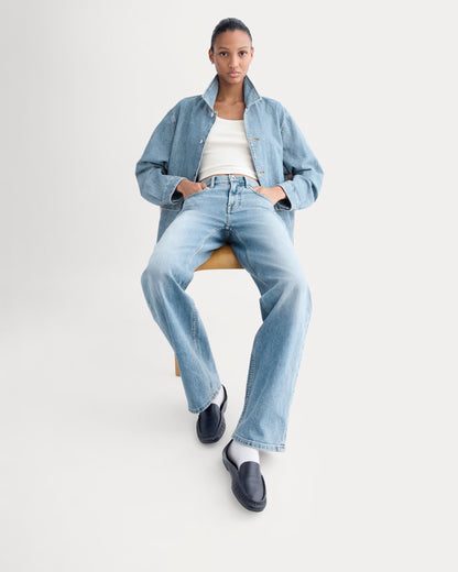 The Column Jean | Vintage Light Indigo | 31" Inseam
