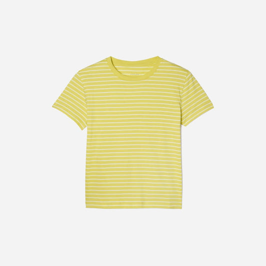 The Box-Cut Tee in Essential Cotton | Acacia / Tan | No Pocket