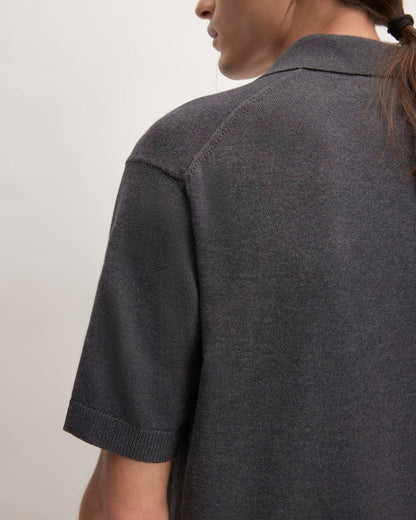 The No-Sweat Polo | Heather Ash