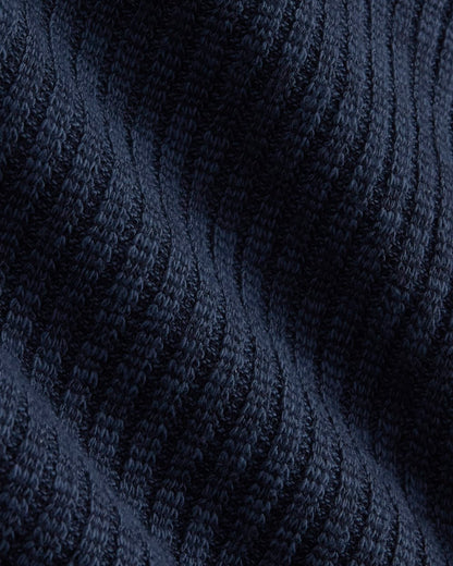 The Cozy Rib Long-Sleeve Tee | Navy