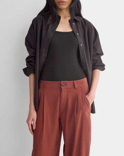 The Everywhere Pant in Stretch Linen | Henna Red
