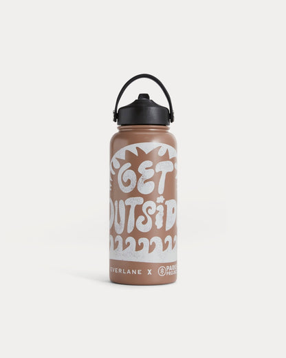 The Everlane x Parks Project Water Bottle | Brown