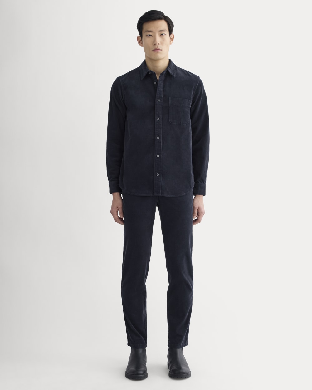 The Classic Shirt in Corduroy | Navy