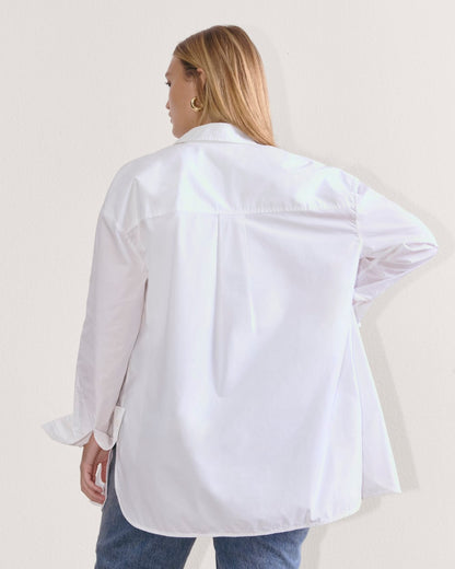 The Supima® Cotton Boyfriend Shirt | White