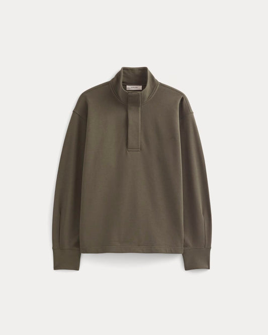 Off-Duty Terry Pullover | Olive Night