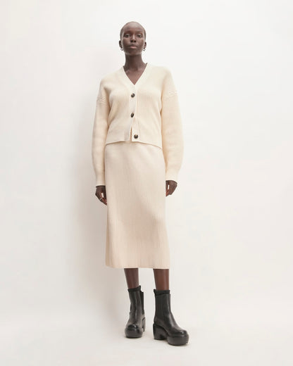 The Organic Cotton Sweater Midi Skirt | Canvas