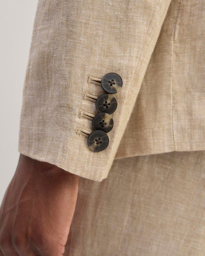 The Linen Blazer | Cornstalk Chambray