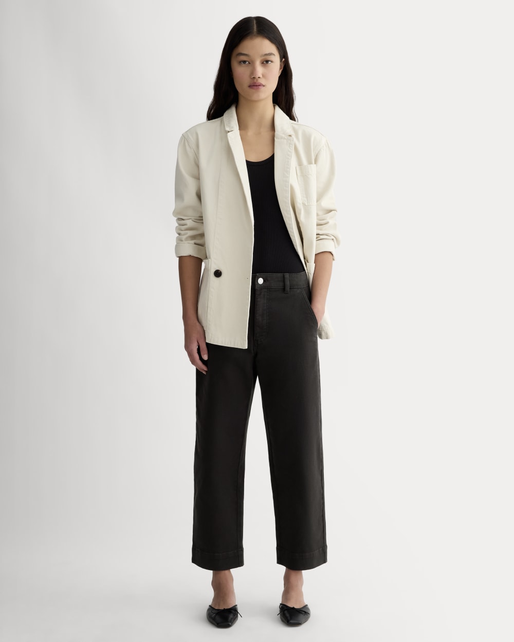 The Utility Straight-Leg Pant | Black | 28.5" Inseam
