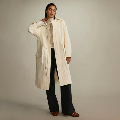 The Canvas Organic Cotton Parka | Bone