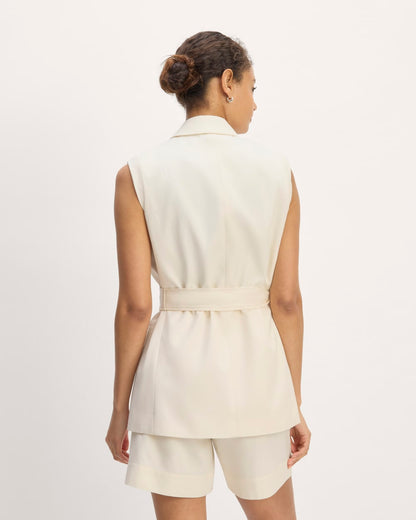 The Sleeveless Blazer in Buttersmooth | Canvas