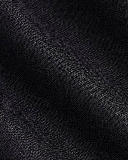 The Classic Short-Sleeve Shirt in Linen | Black
