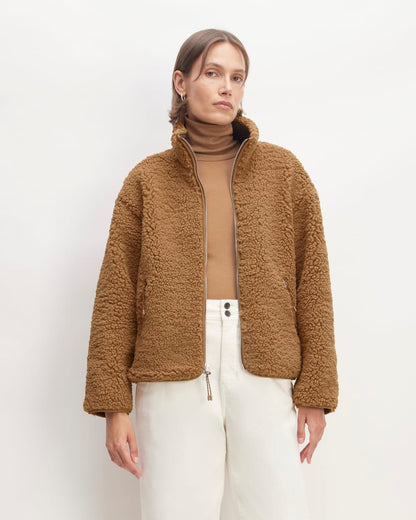 The ReNew Fleece Full Zip | Toasted Coconut
