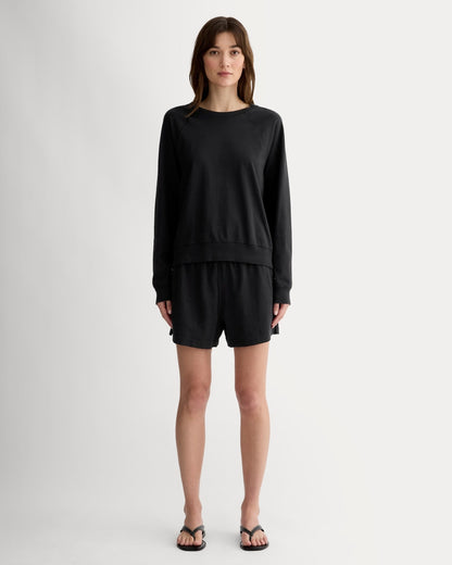 The Off-Duty Long-Sleeve Tee | Black