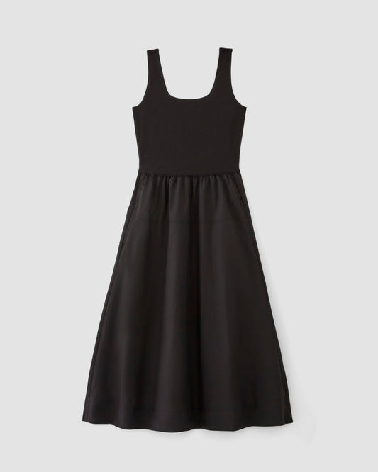 The Supima® Jersey Riviera Dress | Black