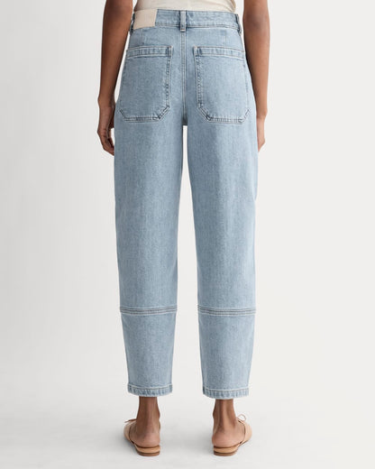 The Utility Barrel Jean | Light Indigo | Regular