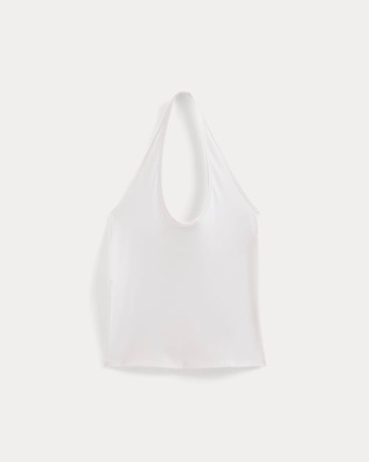 Halter Tank | White