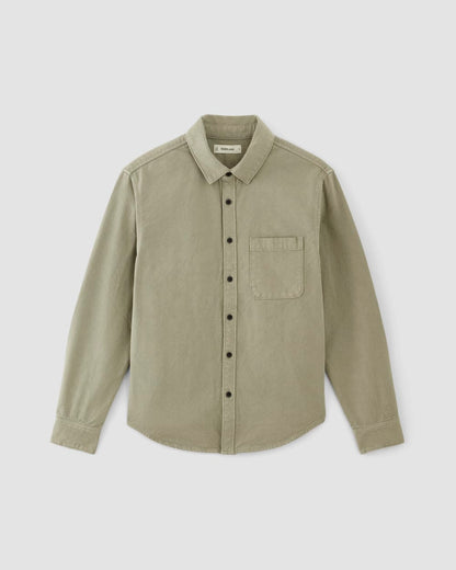 The Canvas Organic Cotton Overshirt | Sage Green