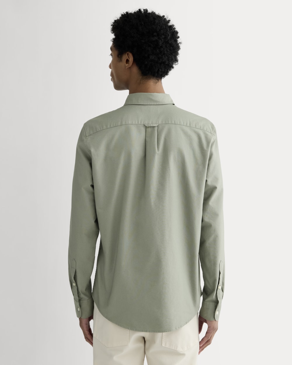 The Slim Oxford Shirt | Sage Green | Tall