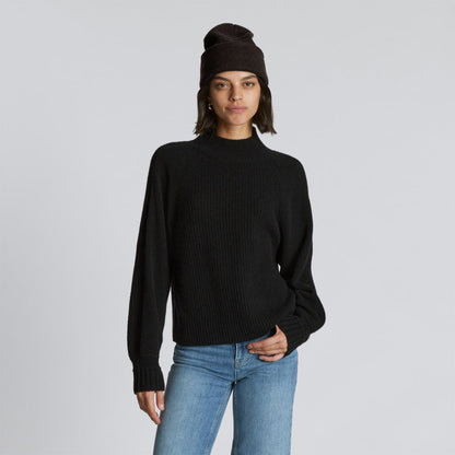 The Felted Merino Beanie | Black