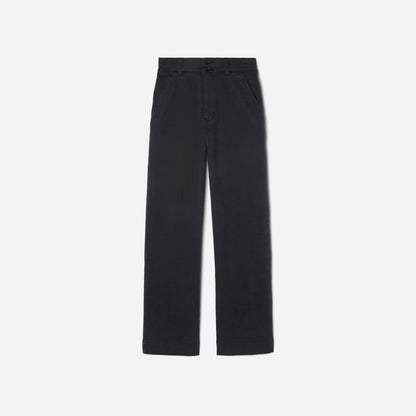 The Organic Wide-Leg Pant | Black