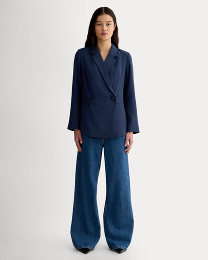 The Drapey Blazer | Navy