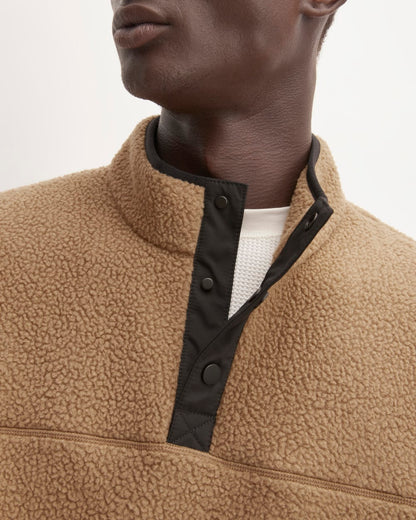 The ReNew Fleece Pullover | Tiger's Eye