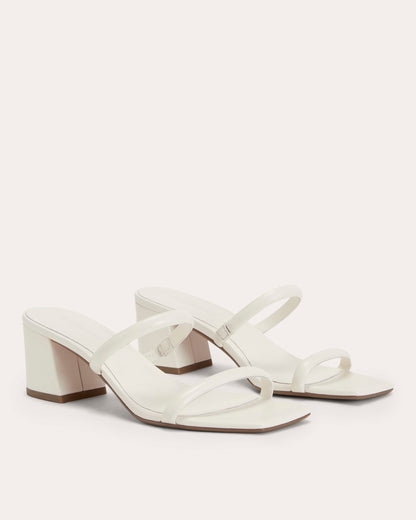 The Double Strap Heel | Canvas