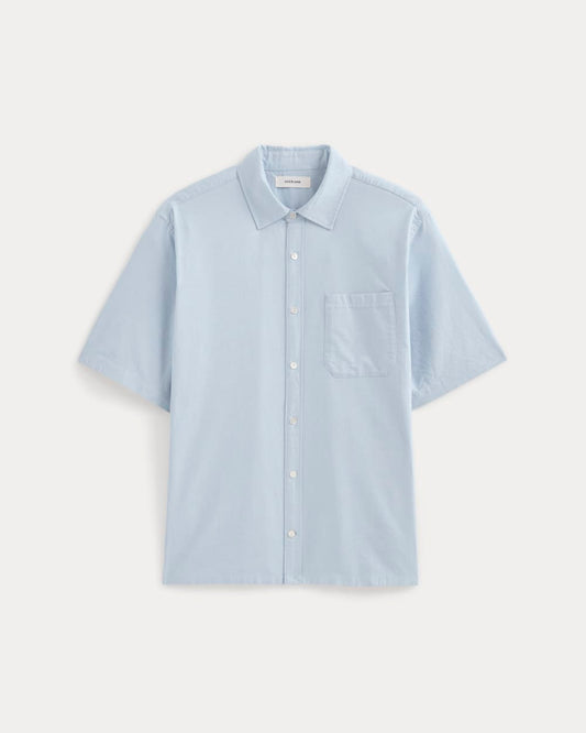 Lightweight Short-Sleeve Oxford | Light Blue