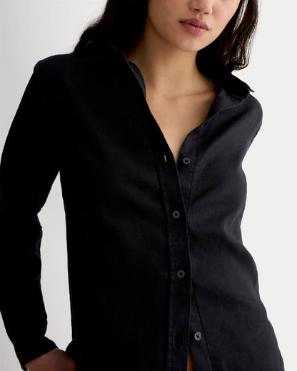 The Must-Have Shirt in Linen | Black