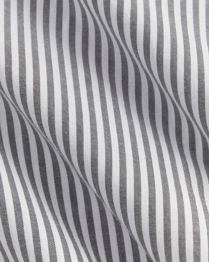 The Must-Have Shirt in Silky Cotton | Grey / White