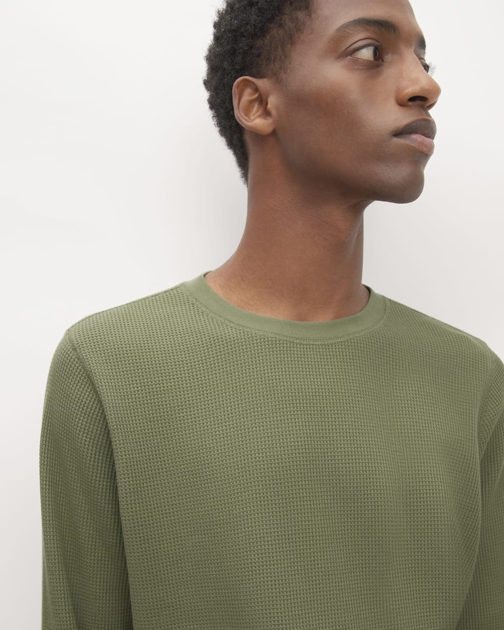 The Waffle Long-Sleeve Crew | Kalamata